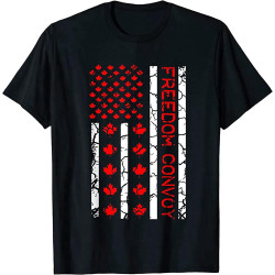 Men's Freedom Convoy 2022 Support Canadian Truckers Mandate Truck t-Shirt Men's Freedom Convoy 2022 Support Canadian Truckers Mandate Truck t-Shirt