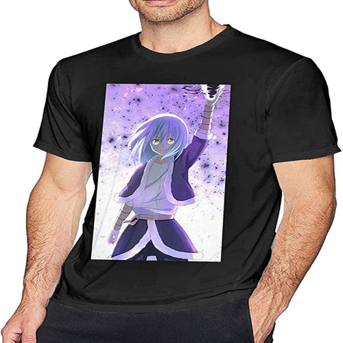 Tensei shitara Slime Datta Ken Men's T Shirt Short Sleeves O Neck Cotton T-Shirt