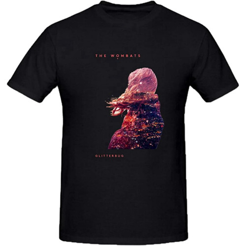 The Wombats Glitterbug Men's Black T-Shirt Unisex Clothing The Wombats Glitterbug Men's Black T-Shirt Unisex Clothing