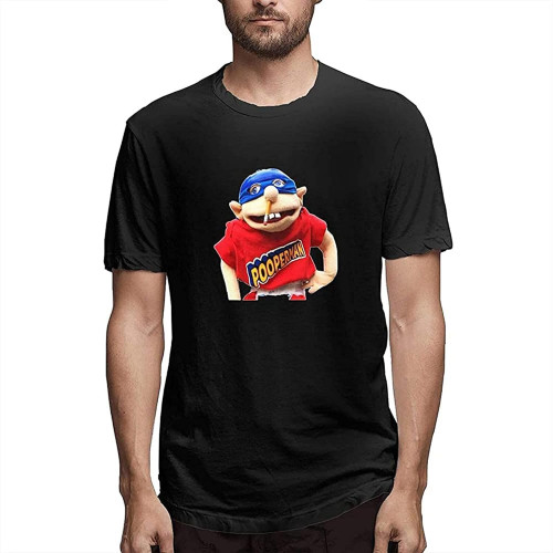 Men's Je-Ffy T Shirt Man Cotton Short Sleeve Casual Blouse Tops for Unisex Adult Men's Je-Ffy T Shirt Man Cotton Short Sleeve Casual Blouse Tops for Unisex Adult