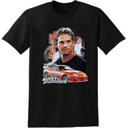 RIP Paul Walker T-Shirt Black Unisex Graphic Mens Printed Tee RIP Paul Walker T-Shirt Black Unisex Graphic Mens Printed Tee
