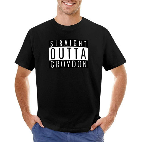 Straight Outta Croydon Greater London T-Shirt t Shirt Man Kawaii Clothes Clothes for Men Straight Outta Croydon Greater London T-Shirt t Shirt Man Kawaii Clothes Clothes for Men