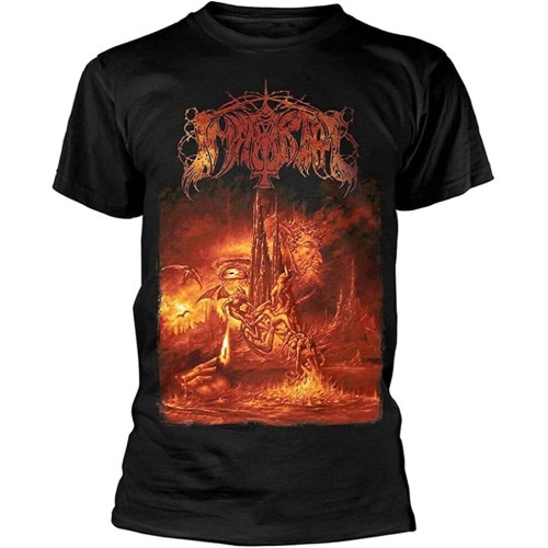 Men's Unearth Immortal 'Damned in Black 2020' (Black) T Shirt New_12195 Men's Unearth Immortal 'Damned in Black 2020' (Black) T Shirt New_12195