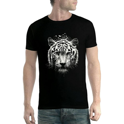 Tiger Jungle Bengal Tiger Mens T-Shirt Tiger Jungle Bengal Tiger Mens T-Shirt