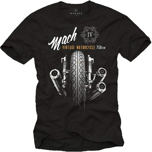Fashion T Shirt Street Mach 4 Men Motorcycle T Shirt Short Sleeve Custom Biker Tee Tee Shirt Black Fashion T Shirt Street Mach 4 Men Motorcycle T Shirt Short Sleeve Custom Biker Tee Tee Shirt Black