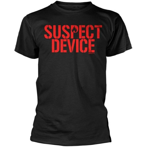 Men's Stiff Little Fingers Suspect Device Black T Shirt Blackl Men's Stiff Little Fingers Suspect Device Black T Shirt Blackl