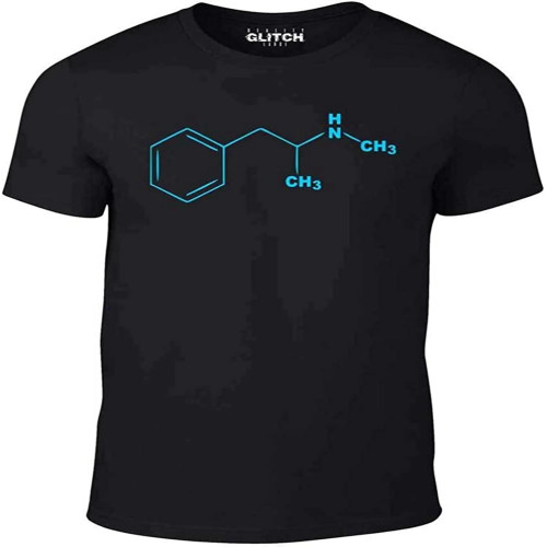 Men's Blue Crystal Meth Molecule T Shirt Funny T Shirt Breaking Retro Drugs Bad DEA Men's Blue Crystal Meth Molecule T Shirt Funny T Shirt Breaking Retro Drugs Bad DEA