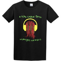 Men's A Tribe Called Quest Midnight Marauders O-Neck Cotton T Shirt Men's A Tribe Called Quest Midnight Marauders O-Neck Cotton T Shirt