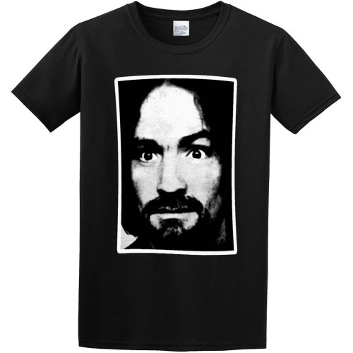 Men's Huangshan Charles Manson Helter Skelter T Shirt Black