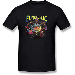 Sarah Lisa Men's Funkadelic T Shirt Black Black Sarah Lisa Men's Funkadelic T Shirt Black Black