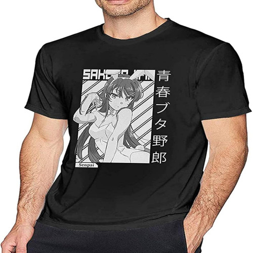 Rascal Does Not Dream of Bunny Girl Senpai Retro Fashion Memorial Men's Women's Tee Short Sleeve T-Shirt