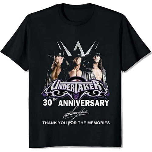 The Undertaker Thank You for The Memories Wrestling Fan Men T Shirt Black Men Black