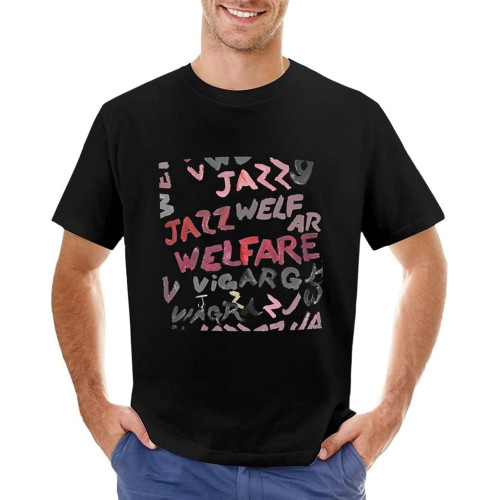Welfare Jazz T-Shirt Tee Shirt Boys Animal Print Shirt Men t Shirts Size S Black Welfare Jazz T-Shirt Tee Shirt Boys Animal Print Shirt Men t Shirts Size S Black