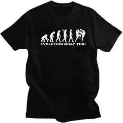 Evolution Muay Thai Tshirt for Men Short Sleeves Martial Arts Fight Fighter Kickboxing Thailand Boxing T Shirt Cotton Tee Tops Size XL Black Evolution Muay Thai Tshirt for Men Short Sleeves Martial Arts Fight Fighter Kickboxing Thailand Boxing T Shirt Cotton Tee Tops Size XL Black