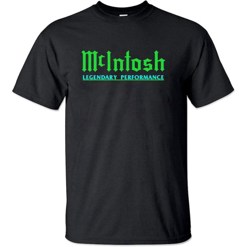 Shirt McIntosh Amplifiers Legendary Performance Since 1949 Men's T Shirt Size M Black