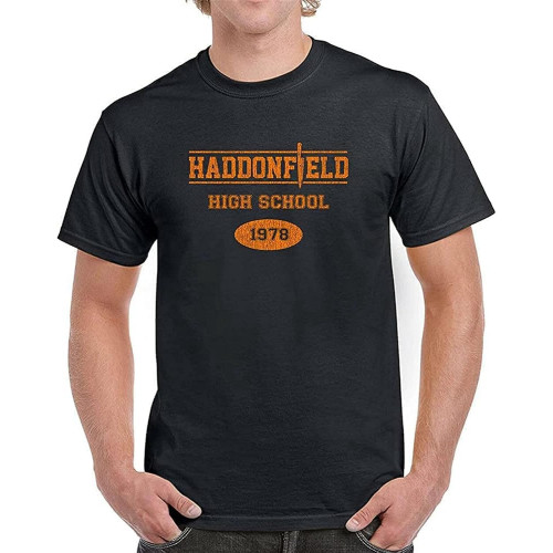 Haddonfield High School Mens T-Shirt Halloween Costume Cool Scary Movie New Black Haddonfield High School Mens T-Shirt Halloween Costume Cool Scary Movie New Black