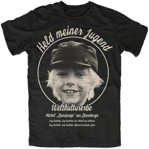 Michel T-Shirt Black World Heritage ostkult Retro Kids Idol lönneberga Michel T-Shirt Black World Heritage ostkult Retro Kids Idol lönneberga