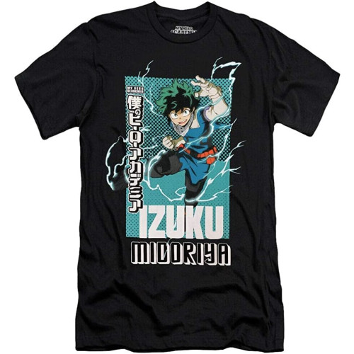 S3- Izuku Midoriya Anime Adult T Shirt S3- Izuku Midoriya Anime Adult T Shirt