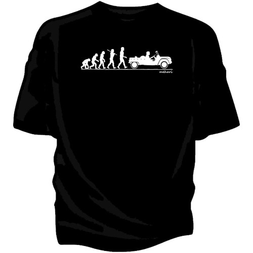 Ksodm Evolution of Man. Mehari Classic Car t-Shirt Ksodm Evolution of Man. Mehari Classic Car t-Shirt