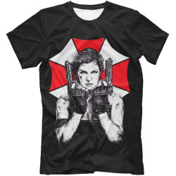 Milla Jovovich tee - Art Print t-Shirt Umbrella Milla Jovovich tee - Art Print t-Shirt Umbrella