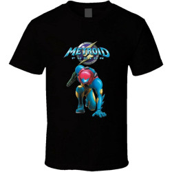 Metroid Fusion Video Game Retro T-Shirt Mens Tee Many Colors Gift New from US Metroid Fusion Video Game Retro T-Shirt Mens Tee Many Colors Gift New from US