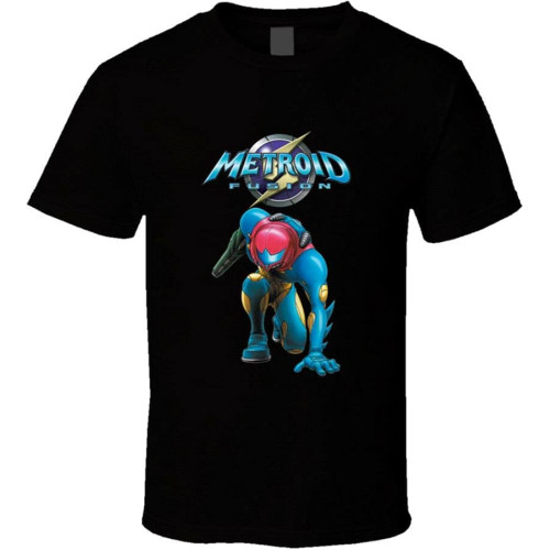 Metroid Fusion Video Game Retro T-Shirt Mens Tee Many Colors Gift New from US Metroid Fusion Video Game Retro T-Shirt Mens Tee Many Colors Gift New from US