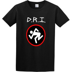 Dirty Rotten Imbeciles Skanker Black Unisex Men's Tee Black