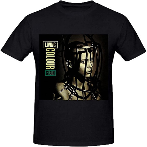 Living Colour Stain Custom T Shirts Design Round Neck Living Colour Stain Custom T Shirts Design Round Neck