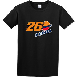 Dani Pedrosa 26 Repsol Vector Logo an Newest Pure Cotton Dani PedrosaO Neck Men Shirt Dani Pedrosa 26 Repsol Vector Logo an Newest Pure Cotton Dani PedrosaO Neck Men Shirt