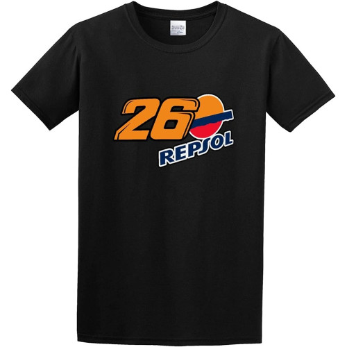Dani Pedrosa 26 Repsol Vector Logo an Newest Pure Cotton Dani PedrosaO Neck Men Shirt Dani Pedrosa 26 Repsol Vector Logo an Newest Pure Cotton Dani PedrosaO Neck Men Shirt