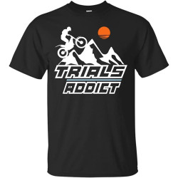 Men Summer T-Shirt Trials Addict, Sportbike Shirt Men Summer T-Shirt Trials Addict, Sportbike Shirt