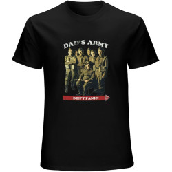Dad's Army Men's Black Short Sleeve T-Shirt Black Dad's Army Men's Black Short Sleeve T-Shirt Black
