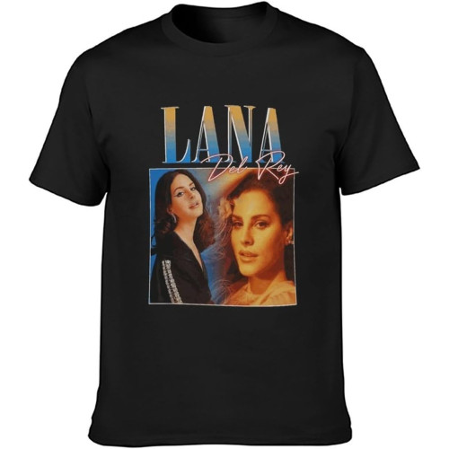 Lana Del-Rey Vintage Mens Black T-Shirt Graphic Tee Printed Unisex Shirt Lana Del-Rey Vintage Mens Black T-Shirt Graphic Tee Printed Unisex Shirt