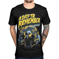 A Day to Remember Band Mens Black Cotton Top T-Shirt Tee Black