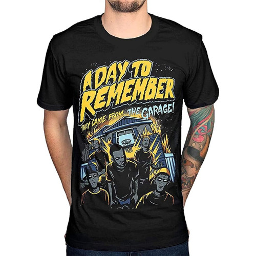 A Day to Remember Band Mens Black Cotton Top T-Shirt Tee Black A Day to Remember Band Mens Black Cotton Top T-Shirt Tee Black