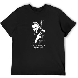 Joe Strummer Men's T Shirt Black Joe Strummer Men's T Shirt Black