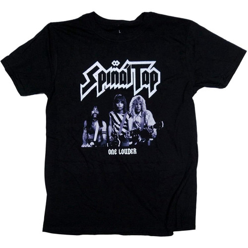 Rather Spinal Tap T Shirt One Louder 100% Cult Movie Bad News Heavy Metall