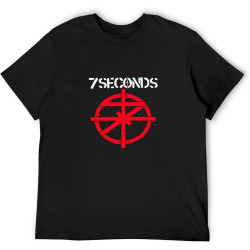 7 Seconds Logo Mens T Shirt Black
