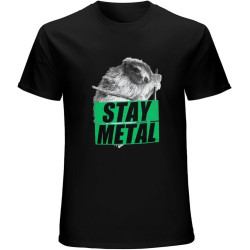 Miss May I Sloth Stay Metal NWT Band T-Shirt Graphic Top Tee Men Shirt Black