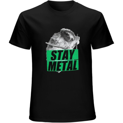 Miss May I Sloth Stay Metal NWT Band T-Shirt Graphic Top Tee Men Shirt Black Miss May I Sloth Stay Metal NWT Band T-Shirt Graphic Top Tee Men Shirt Black
