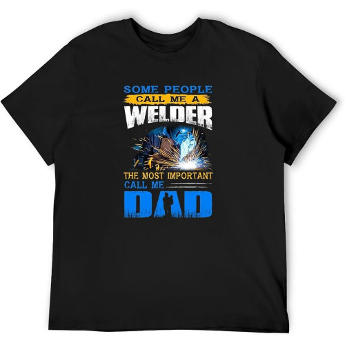 Funny Gift for Welder Dad Father Arc Welding Tee Blacksmith Tee Shirt Men's T-Shirt Black Funny Gift for Welder Dad Father Arc Welding Tee Blacksmith Tee Shirt Men's T-Shirt Black