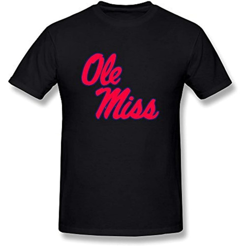 Uomo'S Ole Miss Rebels Men's T Shirt Black Uomo'S Ole Miss Rebels Men's T Shirt Black