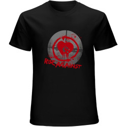 Rise Against Watermark Locked On Target' Men's T-Shirt Black Rise Against Watermark Locked On Target' Men's T-Shirt Black