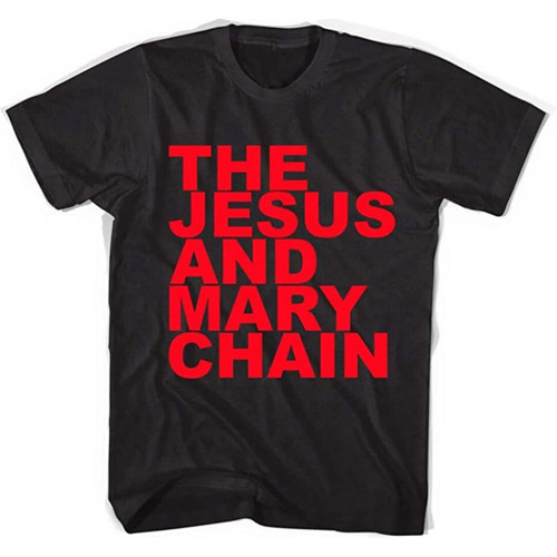 The Jesus and Mary Chain Mens T Shirt Black The Jesus and Mary Chain Mens T Shirt Black