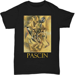 Men's 1915 by Jules Pascin T-Shirt Black Men's 1915 by Jules Pascin T-Shirt Black