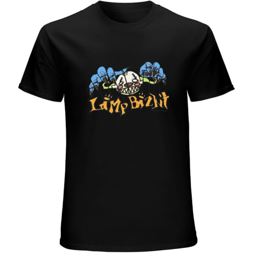 1998 Vintage Limp Bizkit Band T-Shirt Cotton 100% Reprint tee Black 1998 Vintage Limp Bizkit Band T-Shirt Cotton 100% Reprint tee Black
