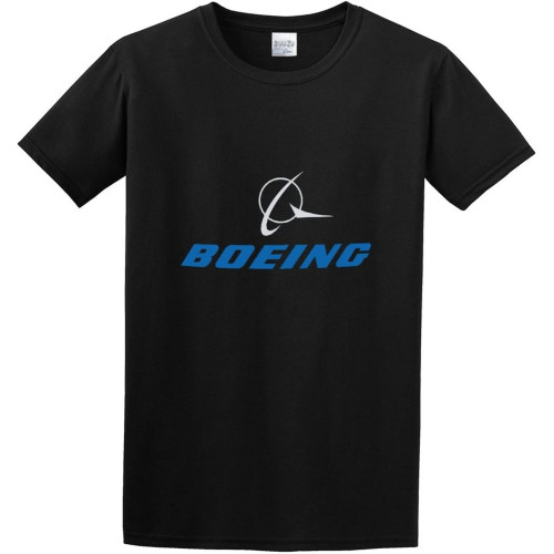 Fashion T-Shirts Boeing Aircraft Logo Airplane Black Fashion T-Shirts Boeing Aircraft Logo Airplane Black