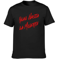 Men's T-Shirts Real Hasta La Muerte Anuel Aa Album Fan Concert Black