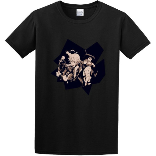 Unisex T-Shirt The Seven Deadly Sins Meliodas Anime Logo Black Unisex T-Shirt The Seven Deadly Sins Meliodas Anime Logo Black