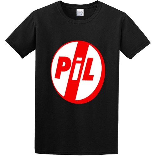 Short T-Shirt Public Image Ltd Pil Post Punk Black